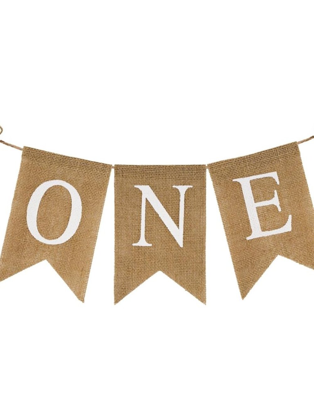 One Banner - NO DIY Burlap One High Chair Banner Girl Boy